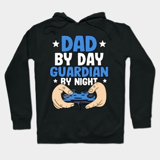 Dad By Day Guardian By Night Funny Fathers Day Hoodie